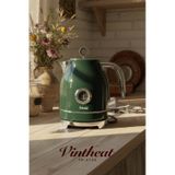 Fressi FR-KT05 1.7 L Isı Göstergeli Retro Kettle haki-yesil