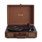 Fressi FR-P101 Zenitte Bluetoothlu Pikap | Dahili Hoparlörlü USB Plak Çalar | 33/45/78 Devir Destekli | Bluetooth 5.4, SD Kart, AUX, RCA | Şarjlı Retro Vintage Müzik Kutusu