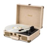 Fressi FR-P101 Zenitte Bluetoothlu Pikap | Dahili Stereo Hoparlörlü USB, SD Kart, AUX ve RCA Destekli Plak Çalar | 33/45/78 Devir | Şarjlı Retro Vintage Müzik Kutusu