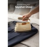 Fressi KREM Fressi FR-ST900 Travel Steam Seyahat Tipi Taşınabilir Krem Buharlı Ütü