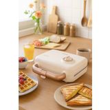 Fressi Tost Ve Waffle Makinesi | Çıkarabilir Yapışmaz Plakalı | 3 Ayrı Plaka |