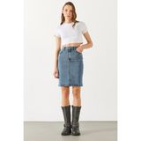 Freya Dirty Med Blue Regular Fit Jean Etek - Dırty Med Blue - S