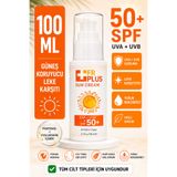 Freya 'FR+ Plus' SPF 50+ 100 ml Yüz 'Güneş Kremi' 'Leke Karşıtı' 'Niasinamid' İçerikli Nemlendirici Koruyucu
