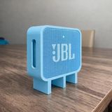 Freya Go 3 Uyumlu Hoparlör Standı Masaüstü Yükseltici – Mini Speaker Tutucu - Mavi