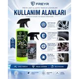 Freyr Jant & Lastik Temizleyici Neon 1 lt + 500ml Demir Tozu Balata Temizleyici Seti | Profesyonel Oto Detay Temizlik Bakım Seti