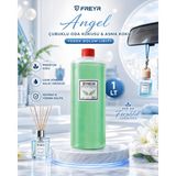FREYR Oda ve Oto Kokusu Angel Premium 1 LT Çubuklu Oda Kokusu ve Dikiz Ayna Asma Araç Kokusu Yedek Dolum Likiti