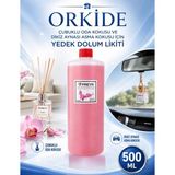 Freyr Oda ve Oto Kokusu Orkide Premium 500 ML Çubuklu Oda Kokusu ve Dikiz Ayna Asma Araç Kokusu Yedek Dolum Likiti