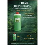 Freyr Oda ve Oto Kokusu Tropik Orman Premium 1 LT Çubuklu Oda Kokusu ve Dikiz Ayna Asma Araç Kokusu Yedek Dolum Likiti