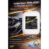 Freyr Torpido Bakım Sütü ve Parlatıcı 20 Lt Profesyonel | Oto İç Temizlik, Plastik Yenileyici, Göğüs Parlatıcı, Oto Kuaför İç Trim Bakım - 20 kg