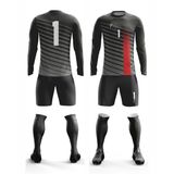 Freysport Bevel Kaleci Forma Seti (Siyah, L)