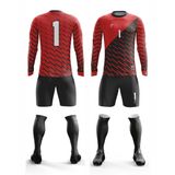 Freysport Compactness Kaleci Forma Seti (Kırmızı, 3XL)