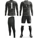 Freysport De Gea Kaleci Forması Seti - Siyah - 2XL