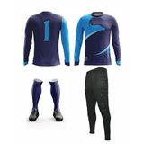 Freysport Eagle Kaleci Forma Seti (Lacivert - Mavi, 13-14 Yaş)