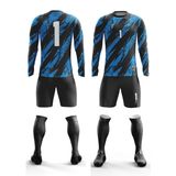 Freysport Fictile Süngersiz Kaleci Forma Seti - Siyah - XL