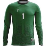 Freysport Fleck Süngersiz Kaleci Forması - Yeşil - S