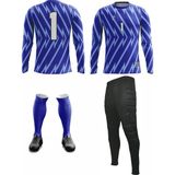 Freysport Liva Kaleci Forma Seti - Lacivert - Mavi - 4XL