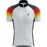 Freysport Panzer Bisiklet Forması - Beyaz - Siyah - Kırmızı