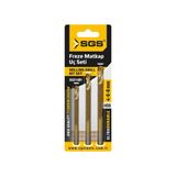 Freze Matkap Uç Seti, 4-6-8 mm, 3 Parça
