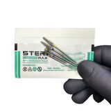 Freze Uç Sterilizasyon Zarfı Şeffaf - Mini Boy İndikatörlü Sterilizasyon Kraft Paketi 100mmx65mm (100) Adet