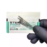 Freze Uç Sterilizasyon Zarfı Şeffaf - Mini Boy İndikatörlü Sterilizasyon Kraft Paketi 100Mmx75mm (100) Adet