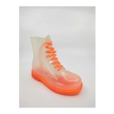 Frida Shoes Frida Kadın Şeffaf Su Geçirmez Bot -turuncu Taban 13400