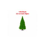 Friday Home 6 Adet Minyatür Çam Ağacı - Teraryum İçin 3.5 cm 1:50 Ölçek Maket