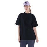 Friday Offset Agar Kadın Siyah %100 Koton Bisiklet Yaka Oversize Tişört