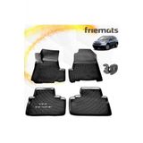 Friemats Honda Crv 3D Paspas Havuzlu Siyah 2007-2012 Arasi 4 Prc