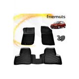Friemats Peugeot 206 3D Paspas Havuzlu Siyah Hb 1998-2012 Arasi 4 Prc
