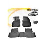 Friemats Renault Fluence 3D Paspas Havuzlu Siyah 2009-2018 Arasi 4 Prc