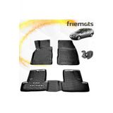 Friemats Renault Megane 3 3D Paspas Havuzlu Siyah Stw 2009-2016 Arasi 4 Prc