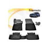 Friemats Renault Megane 4 3D Paspas Havuzlu Siyah Hb 2016-2020 Arasi 4 Prc