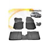 Friemats Renault Symbol 3D Paspas Havuzlu Siyah 2008-2012 Arasi 4 Prc