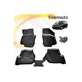 Friemats Seat Leon 3D Paspas Havuzlu Siyah 2006-2012 Arasi 4 Prc