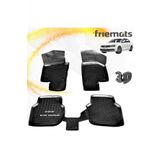 Friemats Vw Jetta 3D Paspas Havuzlu Siyah 2015-2020 Arasi 4 Prc