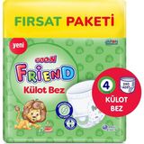 Friend 4 Numara Külot Bebek Bezi Büyük Fırsat Paketi - Cilt Dostu - 240 Adet
