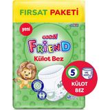 Friend 5 Numara Külot Bebek Bezi Büyük Fırsat Paketi - Cilt Dostu - 192 Adet