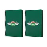 Friends Central Perk Yeşil Butik Defter 2 Adet 96 Yaprak Çizgili