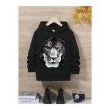 FRİENDS KİDS Aslan Baskılı Çocuk Kapüşonlu Sweatshirt