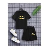 FRİENDS KİDS Erkek/Kız Çocuk '' batman '' Baskılı Tişört-Şort Takımı