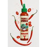 FRIENDS OF ORKA Sriracha Acı Biber Sosu 265gr – 11k Scoville Doğal Acı Sos