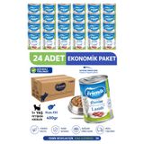 Friends Premium Kuzu Etli Yetişkin Kedi Konservesi 400 gr x 24 Adet Ekonomik Paket Yaş Mama