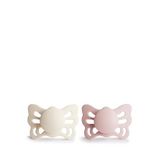 Frigg Butterfly Cream Blush 0-6 Ay Silikon Ortodontik 2'li Emzik