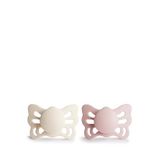Frigg Butterfly Cream Blush Silikon 2'li Ortodontik Emzik