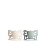 Frigg Butterfly Cream Sage Silikon Ortodontik 2'li Emzik