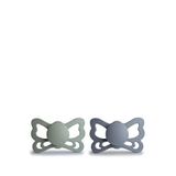 Frigg Butterfly Great Gray Sage 6-18 Ay İkili Silikon Emzik
