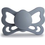 Frigg Butterfly Great Gray Silikon Anatomik Damaklı Emzik - Gri - 0 - 6 Ay