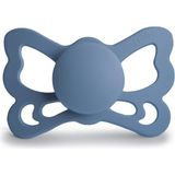 Frigg Butterfly Ocean View Silikon Anatomik Damaklı Emzik - Mavi - 0 - 6 Ay