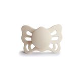 Frigg Butterfly Silikon Emzik 0-6 Ay Krem Renkli Anatomik Tasarım ile Rahat Kullanım - 0 - 6 Ay