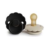 Frıgg Daisy Ikili Kauçuk Emzik - Cream/jet Black 0-6 Ay - 0 - 6 Ay - Siyah